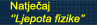 Natječaj ''Ljepota fizike''
